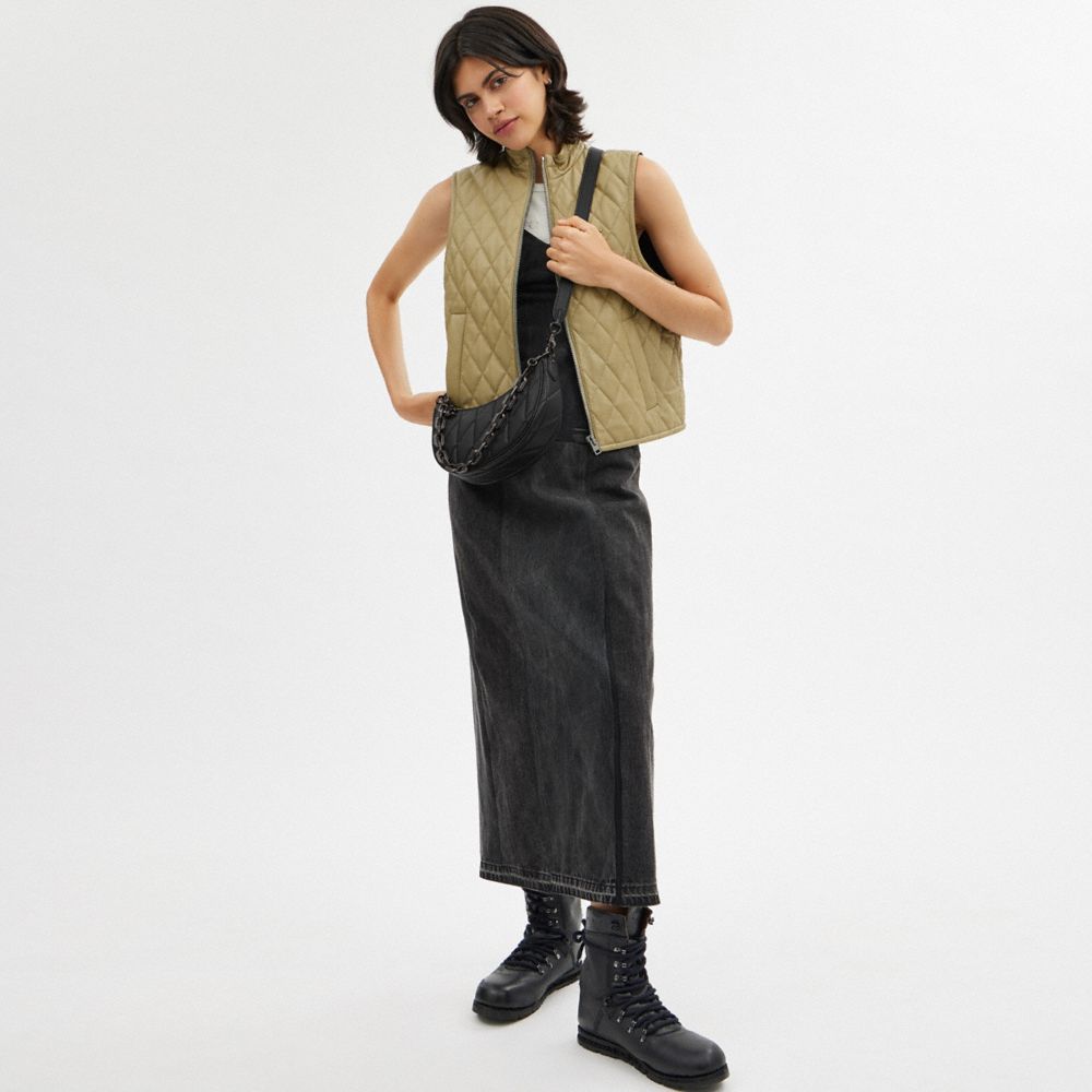 MIRA 豐盈絎縫單肩手袋