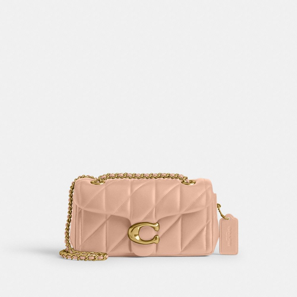 TABBY SHOULDER BAG 20 WITH PILLOW QUILTING-B4/CREAM