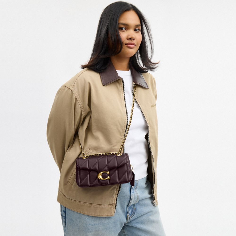 TABBY 20 絎縫單肩手袋