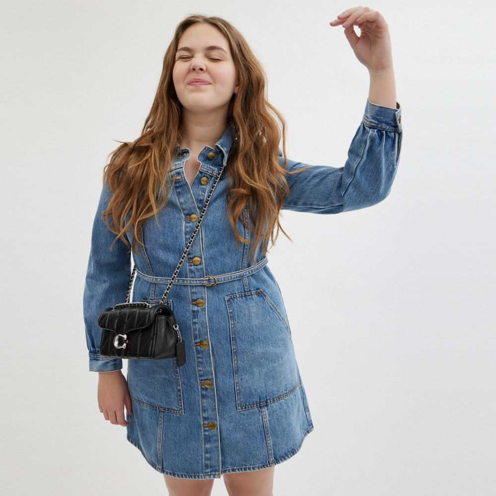 TABBY SHOULDER BAG 20 WITH PILLOW QUILTING