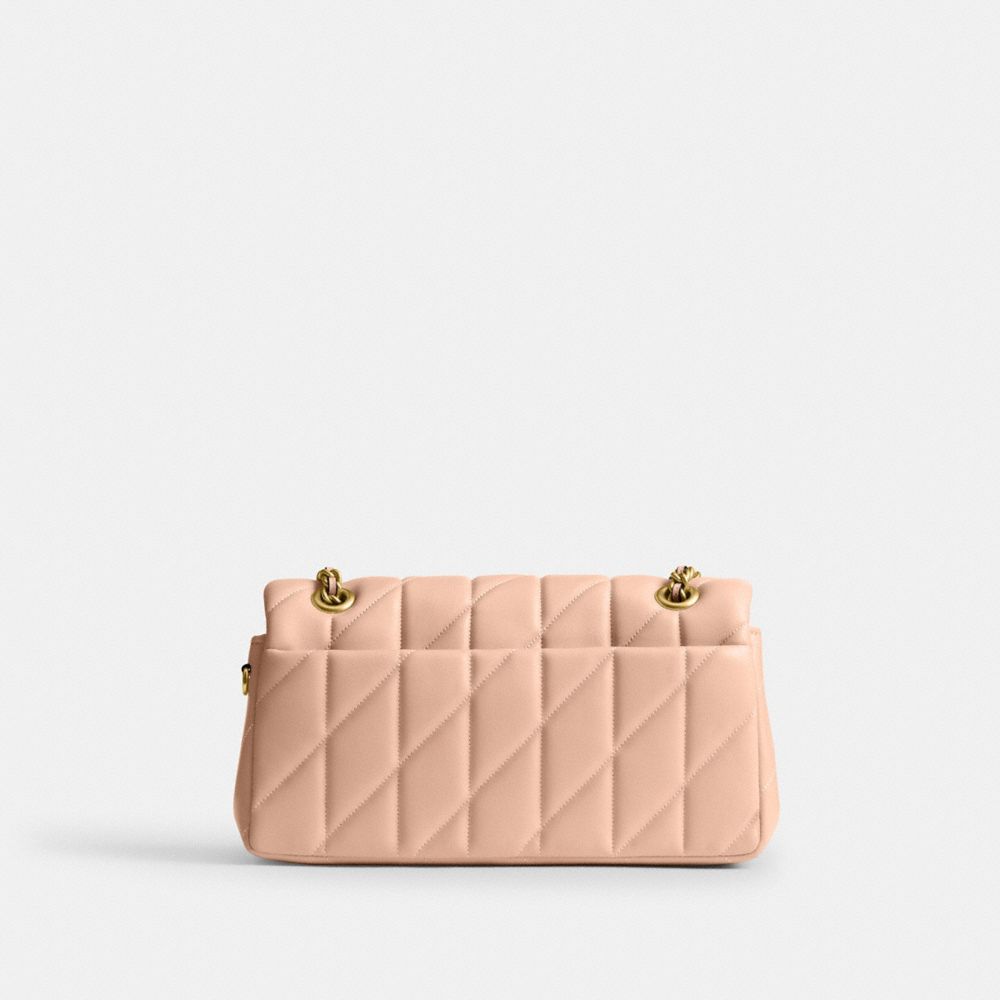 TABBY SHOULDER BAG 26 WITH PILLOW QUILTING-B4/CREAM