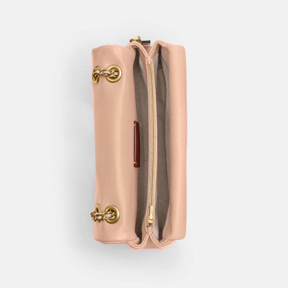 TABBY SHOULDER BAG 26 WITH PILLOW QUILTING-B4/CREAM