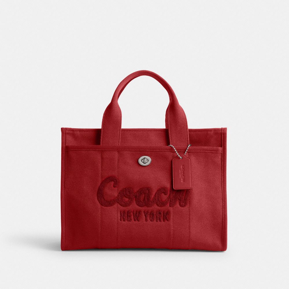 COACH CP158 Cargo Tote SILVER/1941 RED