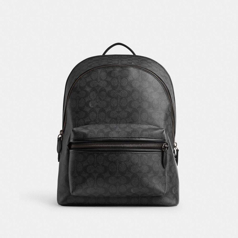 COACH Official Site Official page | CHARTER BACKPACK IN SIGNATURE 