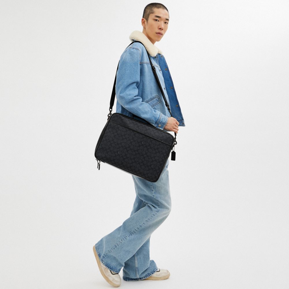 GOTHAM 經典 SIGNATURE 帆布多用途公事包