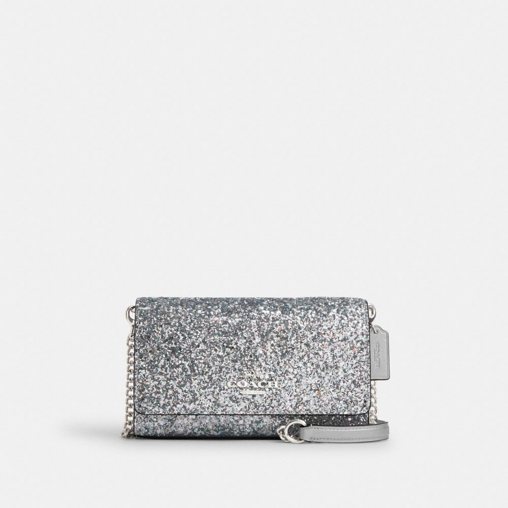 Flap Crossbody - CP189 - Silver/Silver