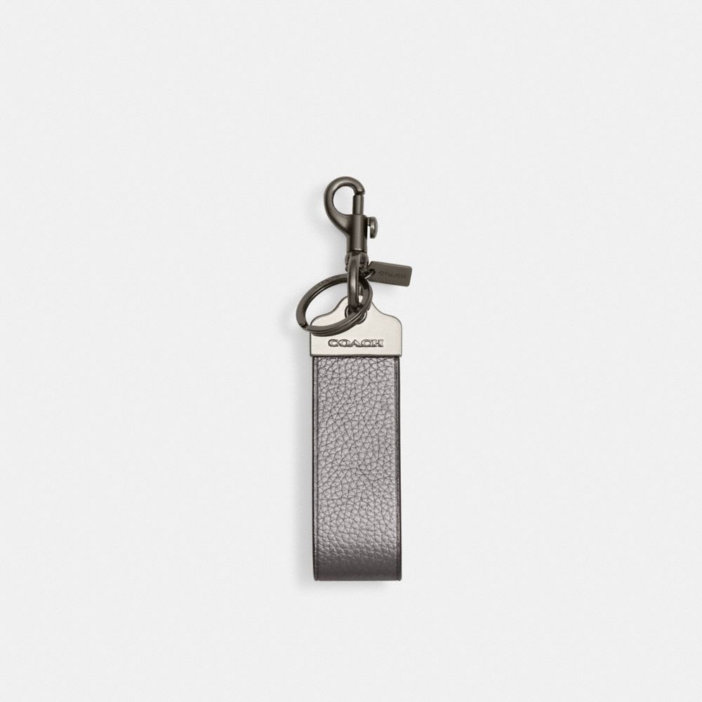 Loop Key Fob - CP196 - Black Antique Nickel/Metallic Ash