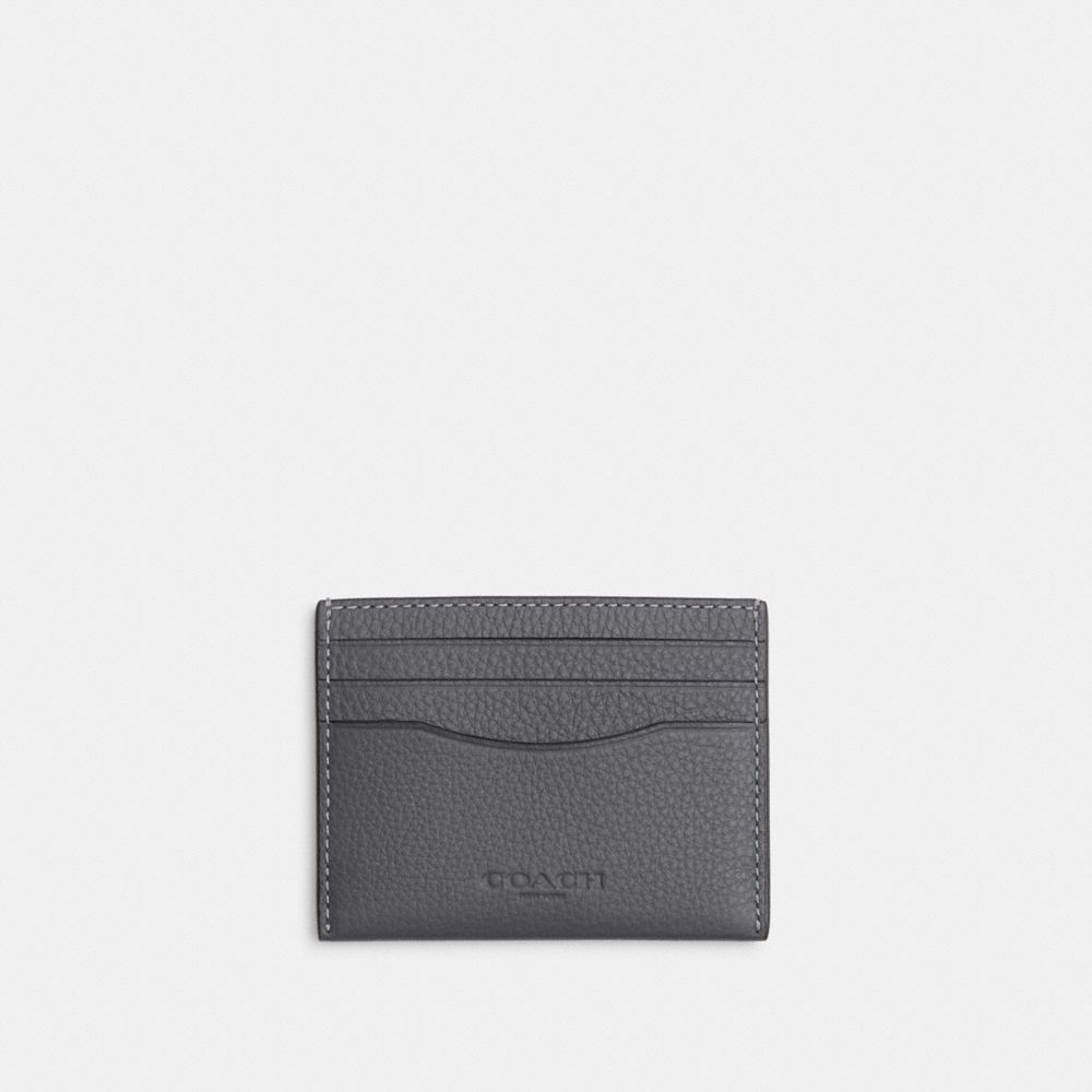 COACH CP209 Slim Id Card Case Gunmetal/Industrial-Grey