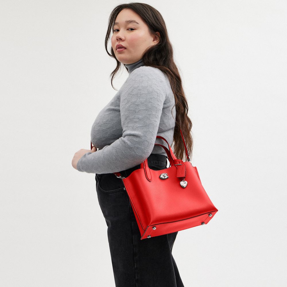 WILLOW 24 心形掛飾托特手袋