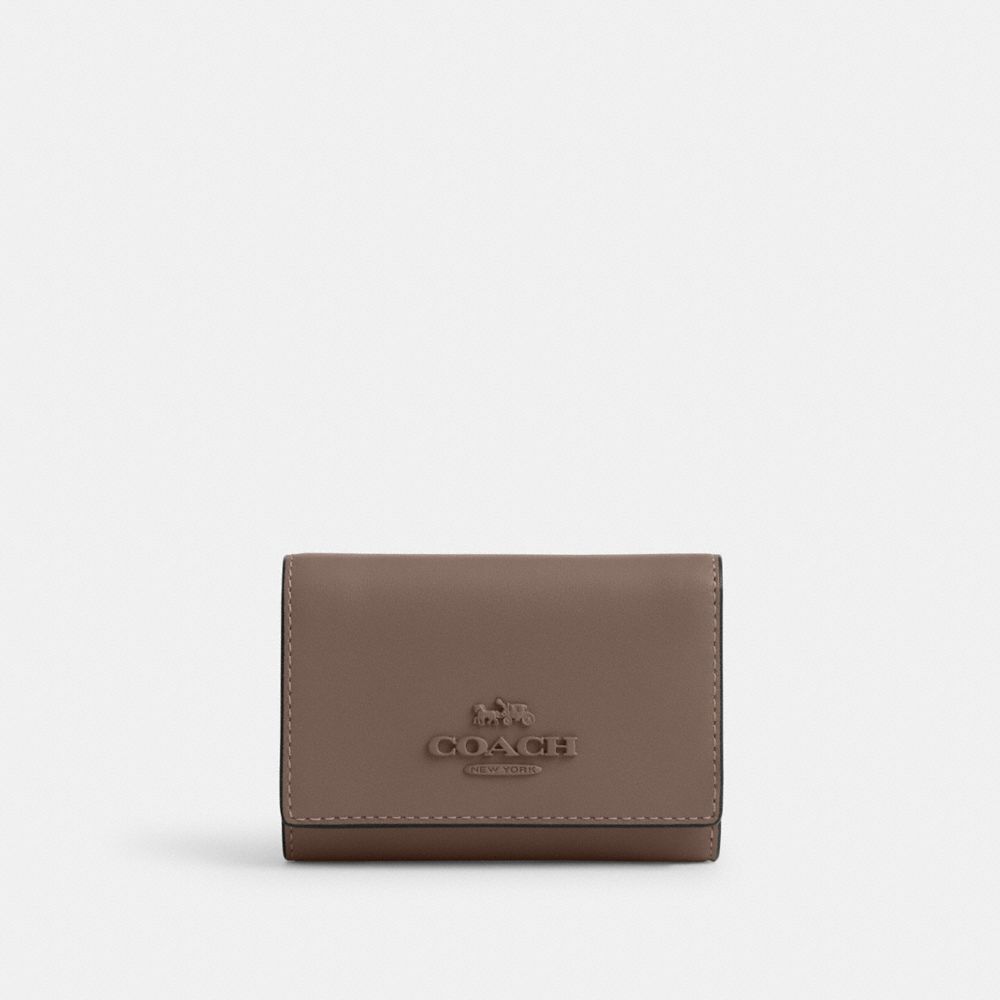 COACH CP260 Micro Wallet IM/DARK STONE