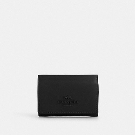 COACH CP260 Micro Wallet Black-Copper/Black