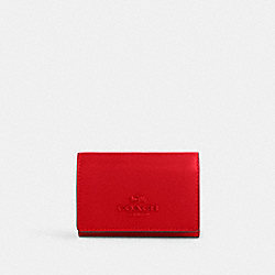 Micro Wallet - CP260 - Silver/Bright Poppy