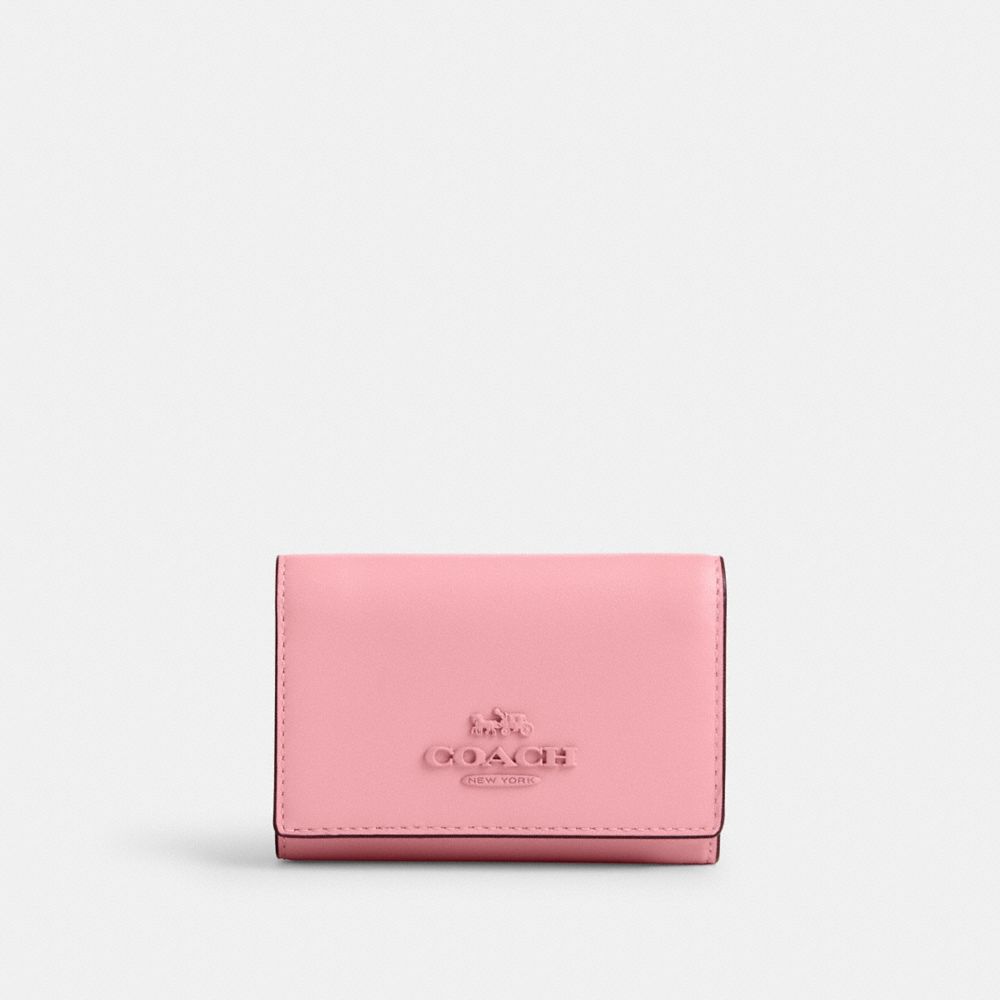 Micro Wallet - CP260 - Silver/Flower Pink