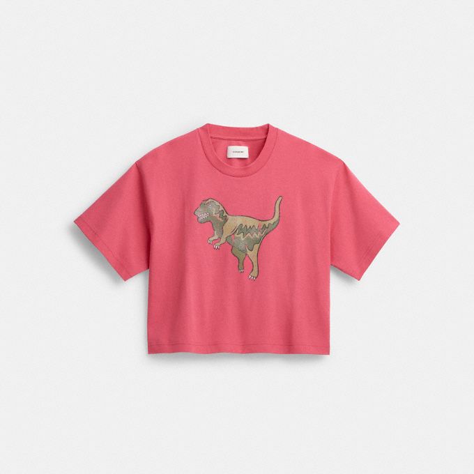 REXY CROPPED T-SHIRT - COACH Official Site Official page