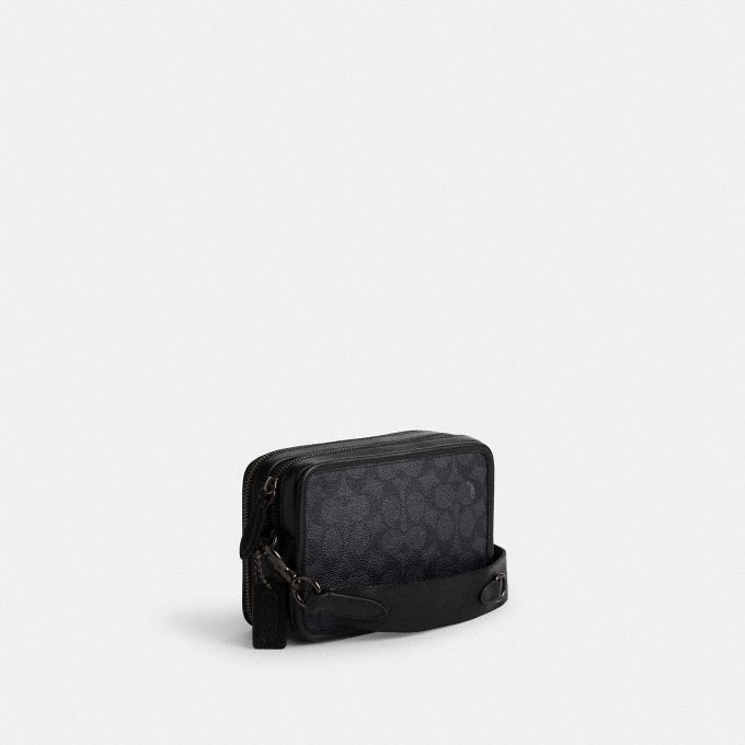 COACH Official Site Official page | CHARTER CROSSBODY IN SIGNATURE 