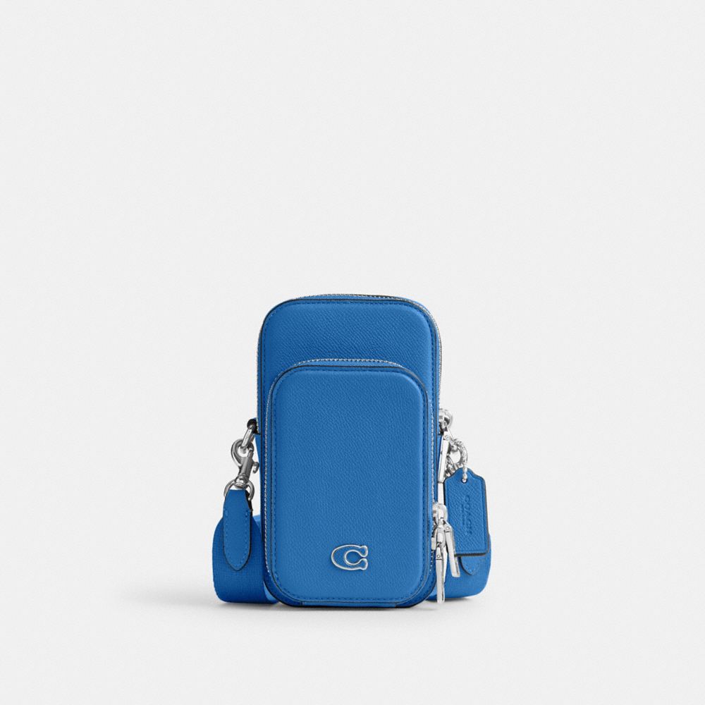 COACH CP272 Phone Crossbody BLUEBERRY