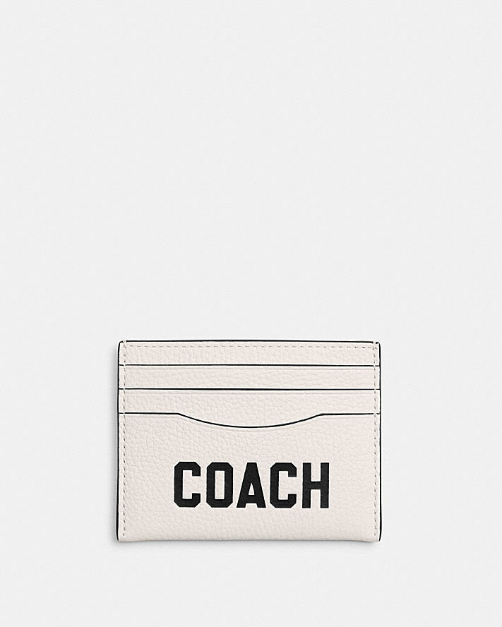 CARD CASE WITH COACH GRAPHIC