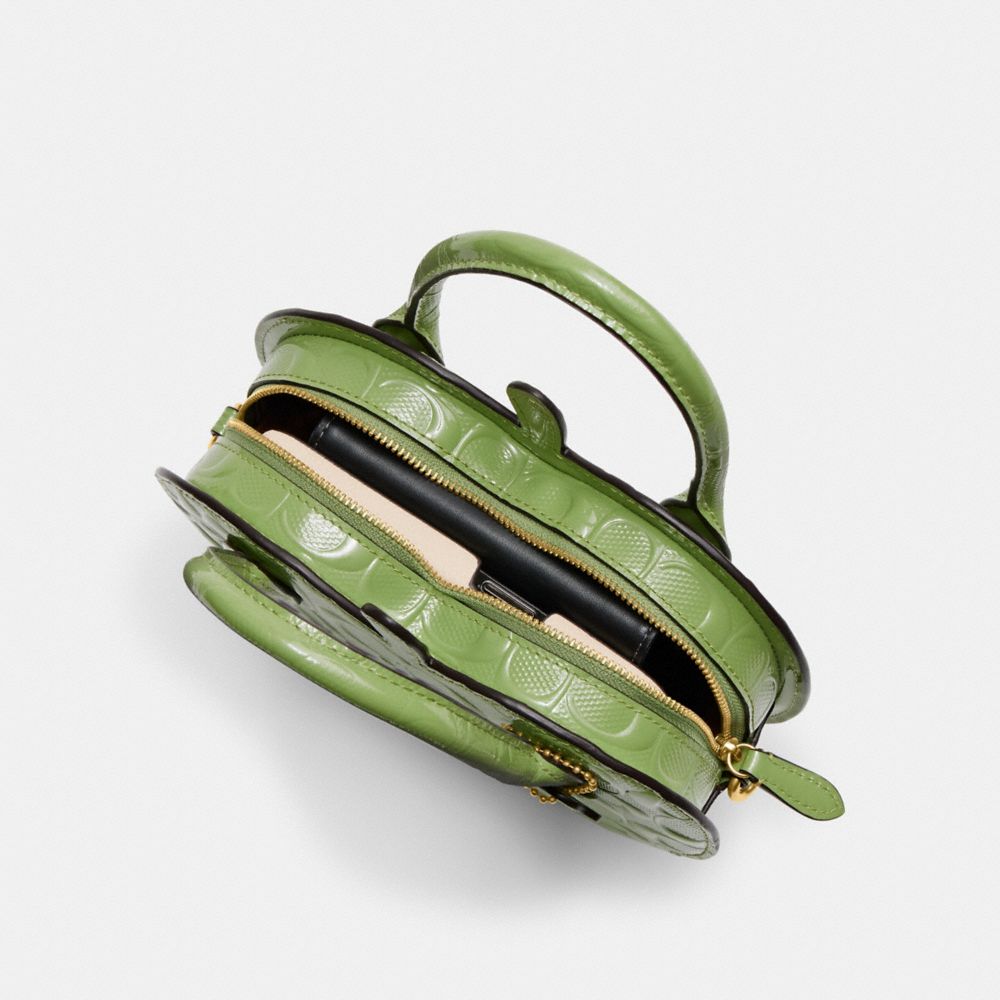 經典 SIGNATURE 皮革蘋果手袋