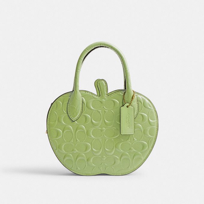 COACH Official Site Official page APPLE BAG IN SIGNATURE LEATHER