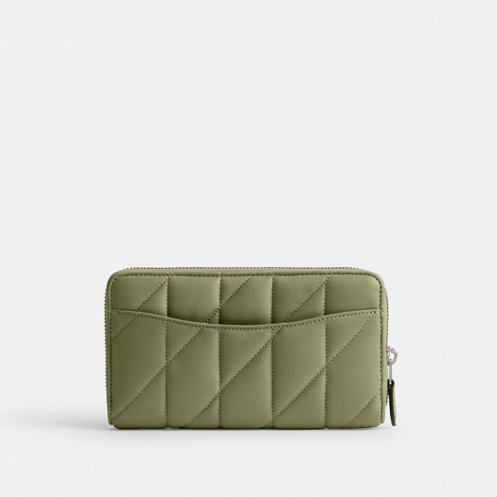 ACCORDION 豐盈絎縫拉鍊皮夾