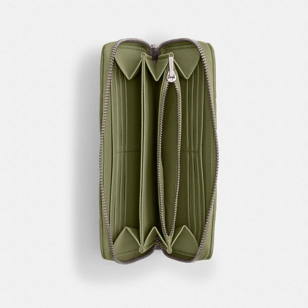 ACCORDION 豐盈絎縫拉鍊皮夾