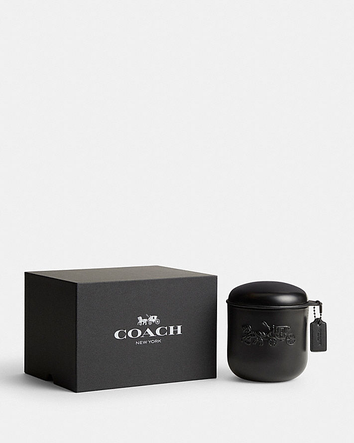 COACH 黑色系列玻璃蠟燭禮盒