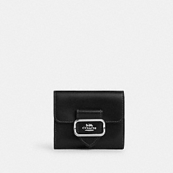 COACH CP461 Small Morgan Wallet SILVER/BLACK