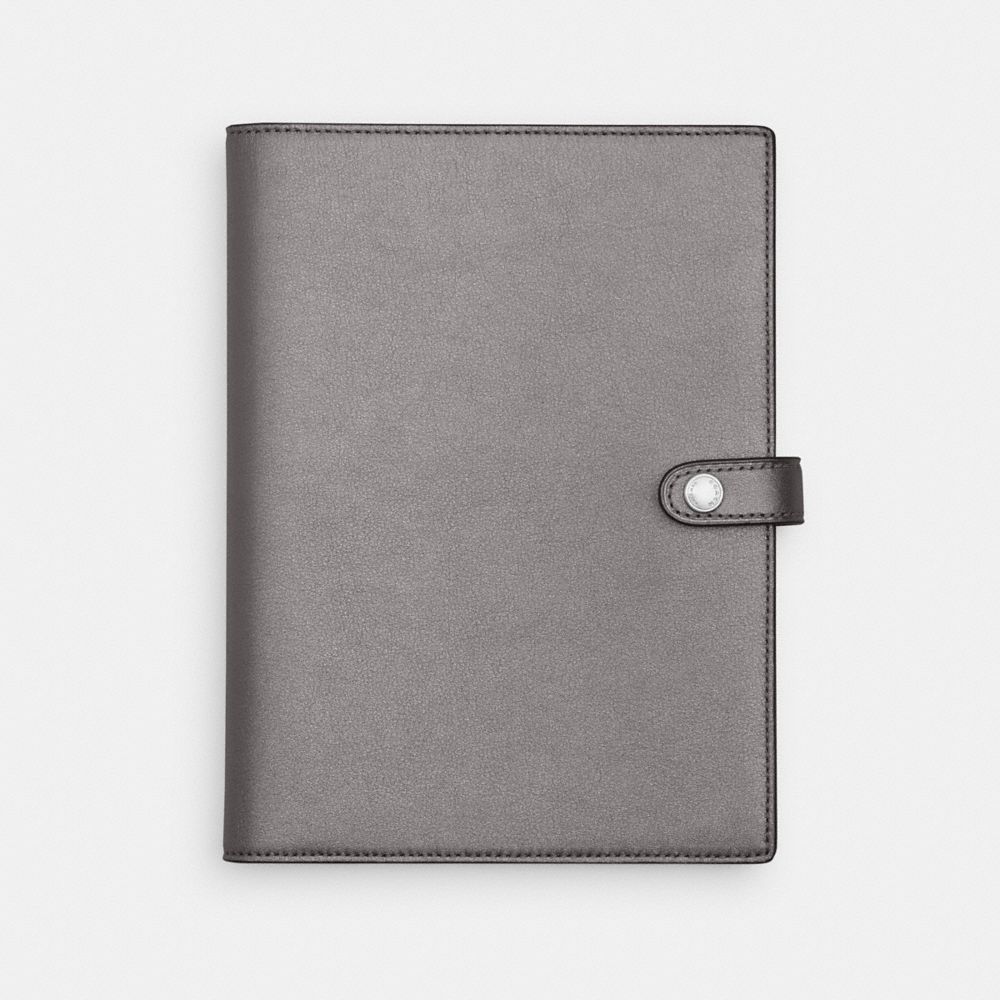 COACH CP493 Notebook Silver/Metallic Ash