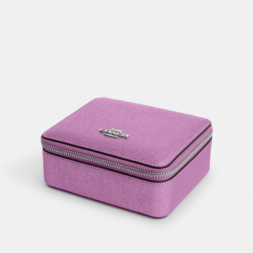 Large Jewelry Box - CP494 - Silver/Metallic Lilac