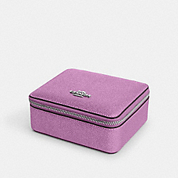 Large Jewelry Box - CP494 - Silver/Metallic Lilac