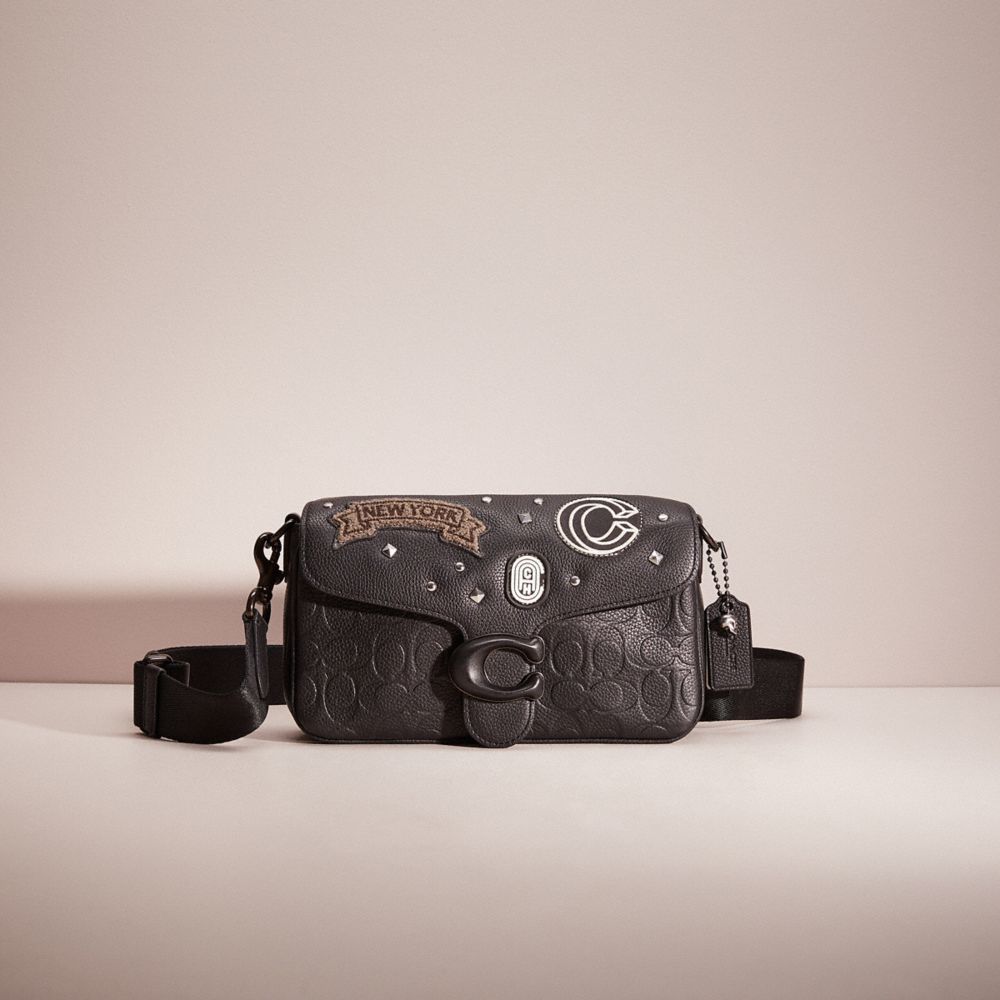 CP692 - Upcrafted Soft Tabby Crossbody In Signature Leather Black Copper/Black