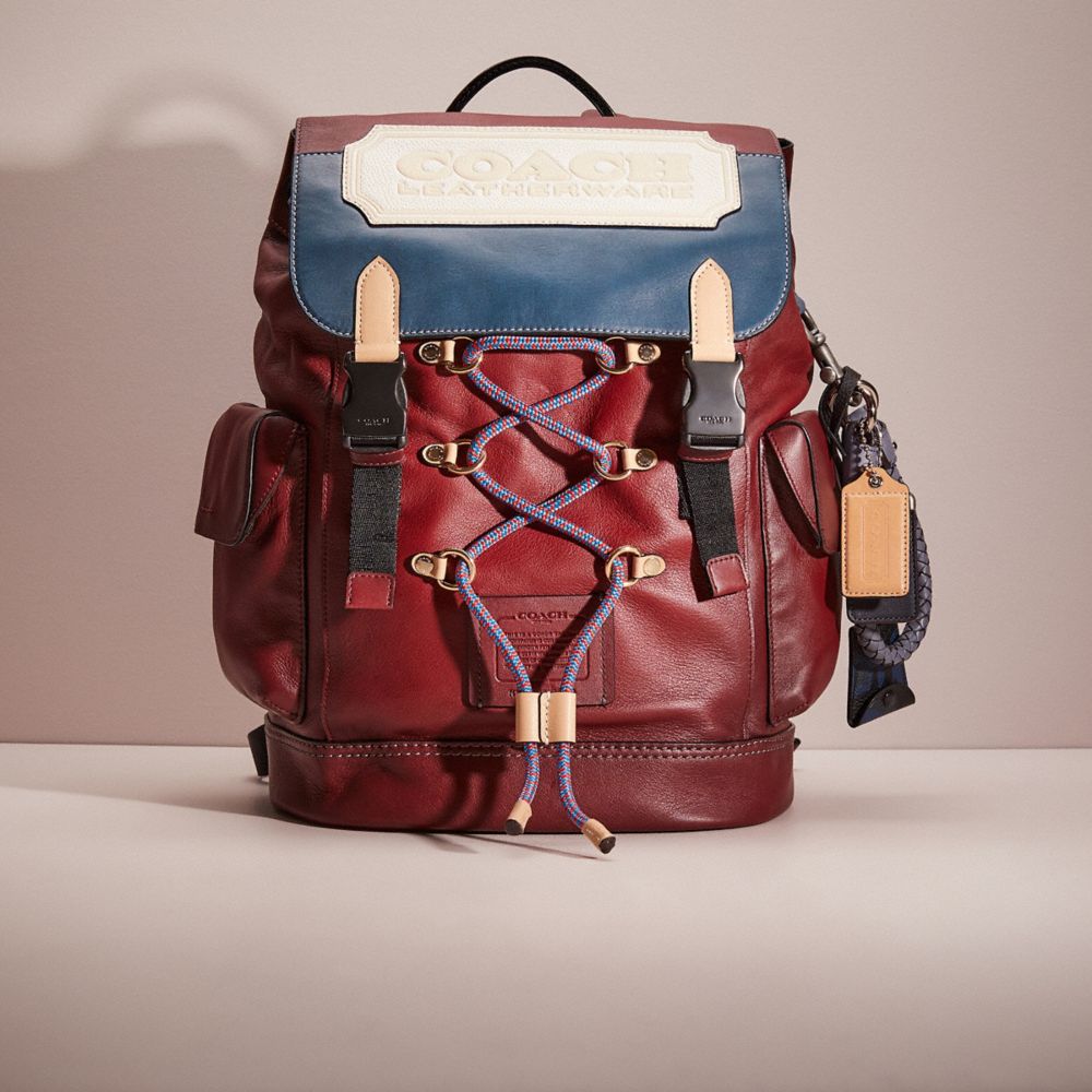 CP733 - Upcrafted Rivington Backpack Black Copper/Oxblood
