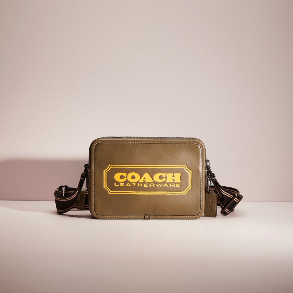 CP736 - Upcrafted Charter Crossbody 24 With Coach Badge Army Green