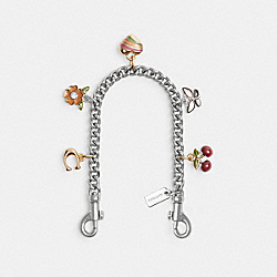 COACH CP896 Swagger Chain With Charms SILVER