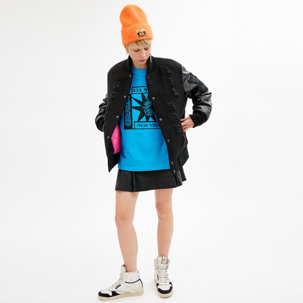 THE LIL NAS X DROP VARSITY 學院風夾克