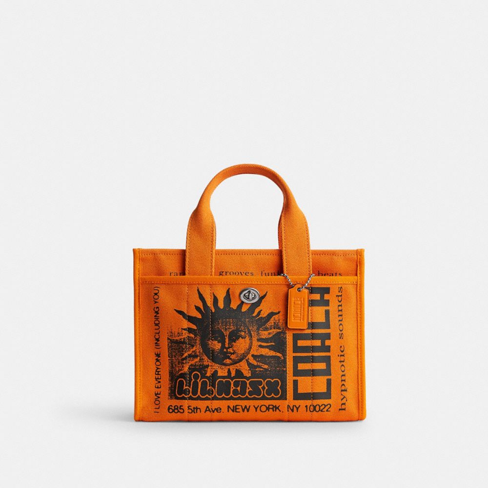 The Lil Nas X Drop Cargo Tote 26 - CP959 - Silver/Sun Bright Mandarin