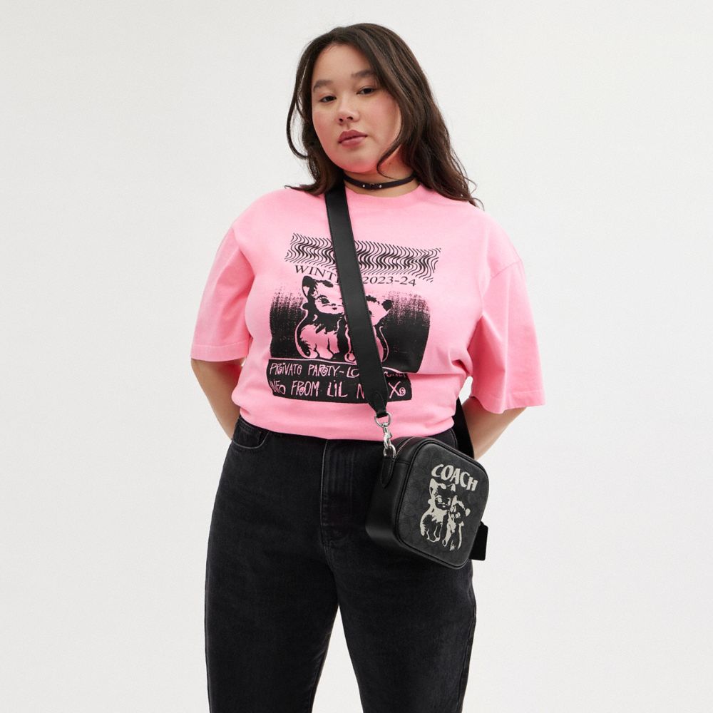 THE LIL NAS X DROP 經典 SIGNATURE 帆布相機手袋