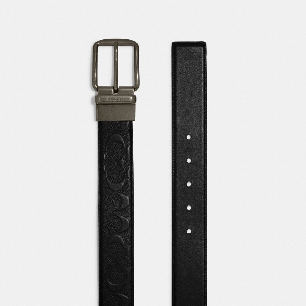 HARNESS BUCKLE CUT-TO-SIZE REVERSIBLE BELT, 38MM