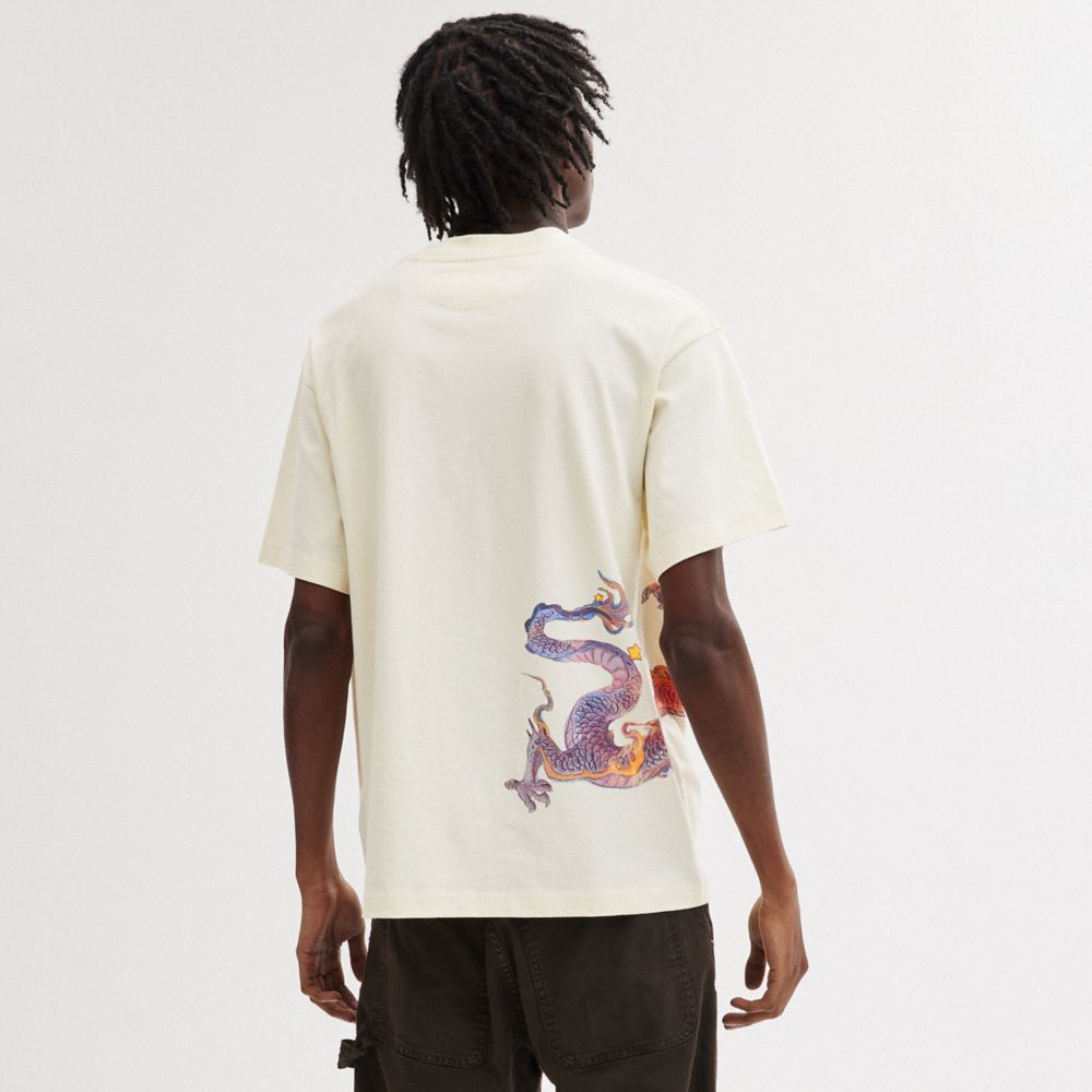 COACH Official Site Official page | NEW YEAR T-SHIRT WITH DRAGON