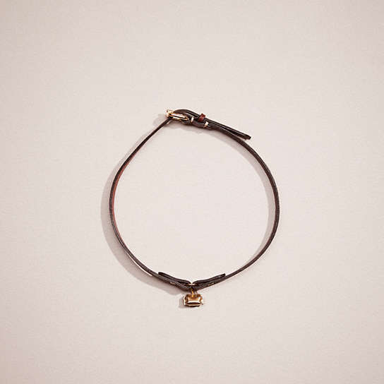 CQ052 - Remade Choker Necklace Brown