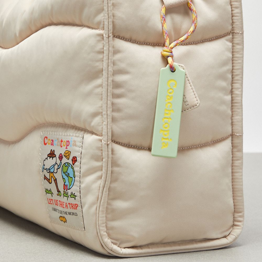Coachtopia Loop Tote With Wavy Quilting