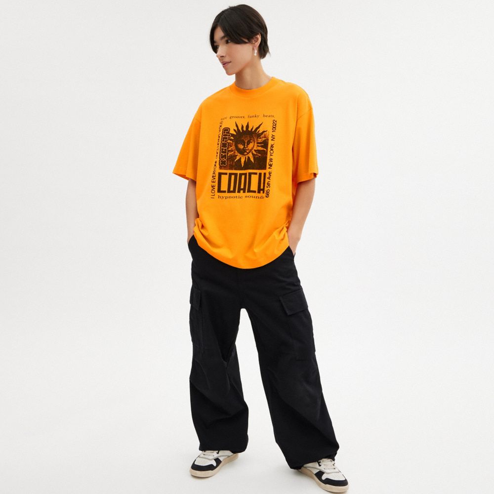 THE LIL NAS X DROP 太陽造型短袖上衣