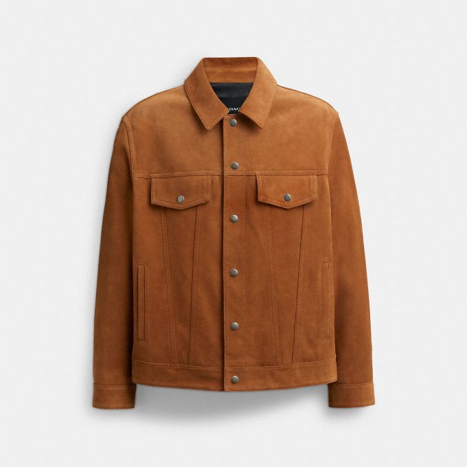 COACH Official Site Official page | SUEDE LEATHER JACKET