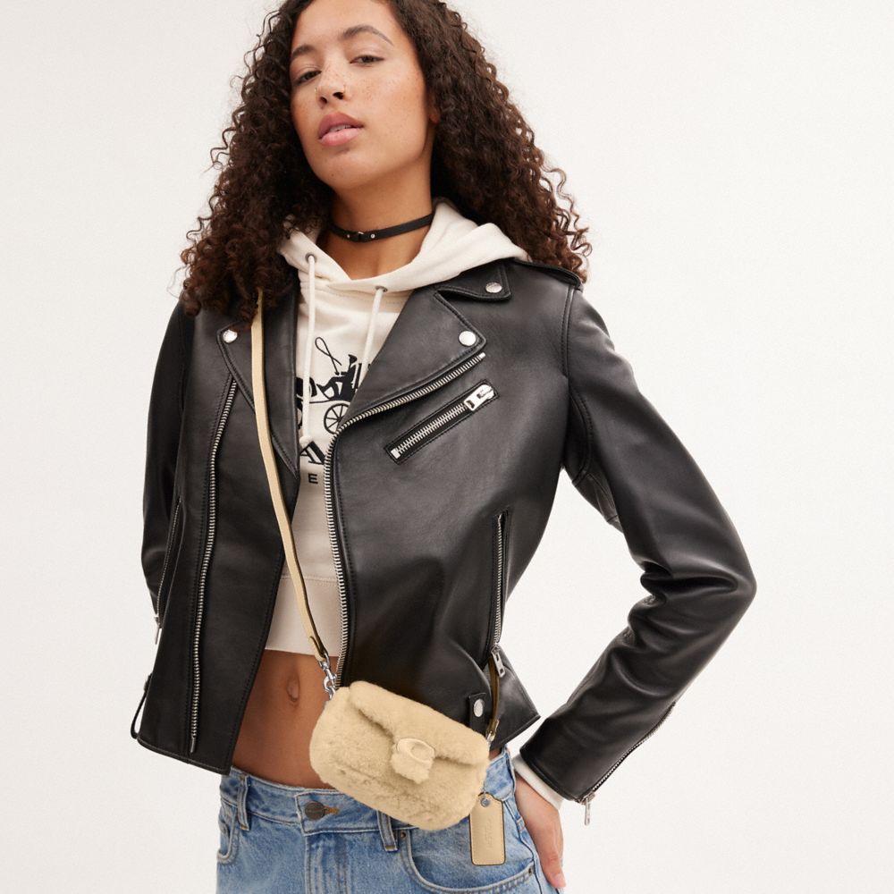 TABBY 12 SHEARLING 手袋