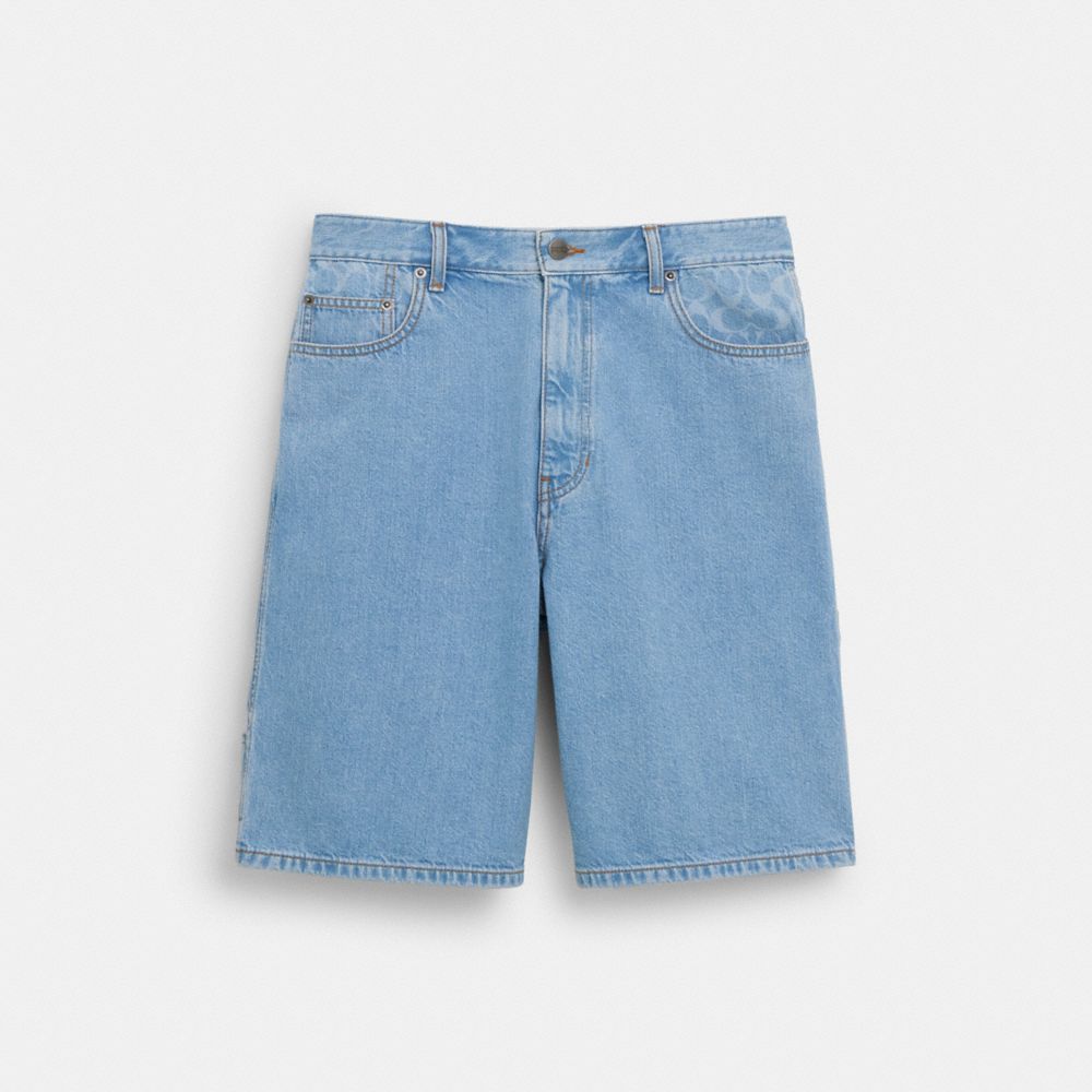 Signature Denim Shorts - CQ230 - Light Wash