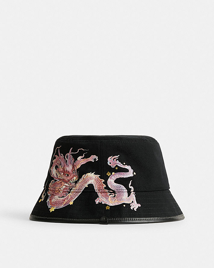 NEW YEAR BUCKET HAT WITH DRAGON