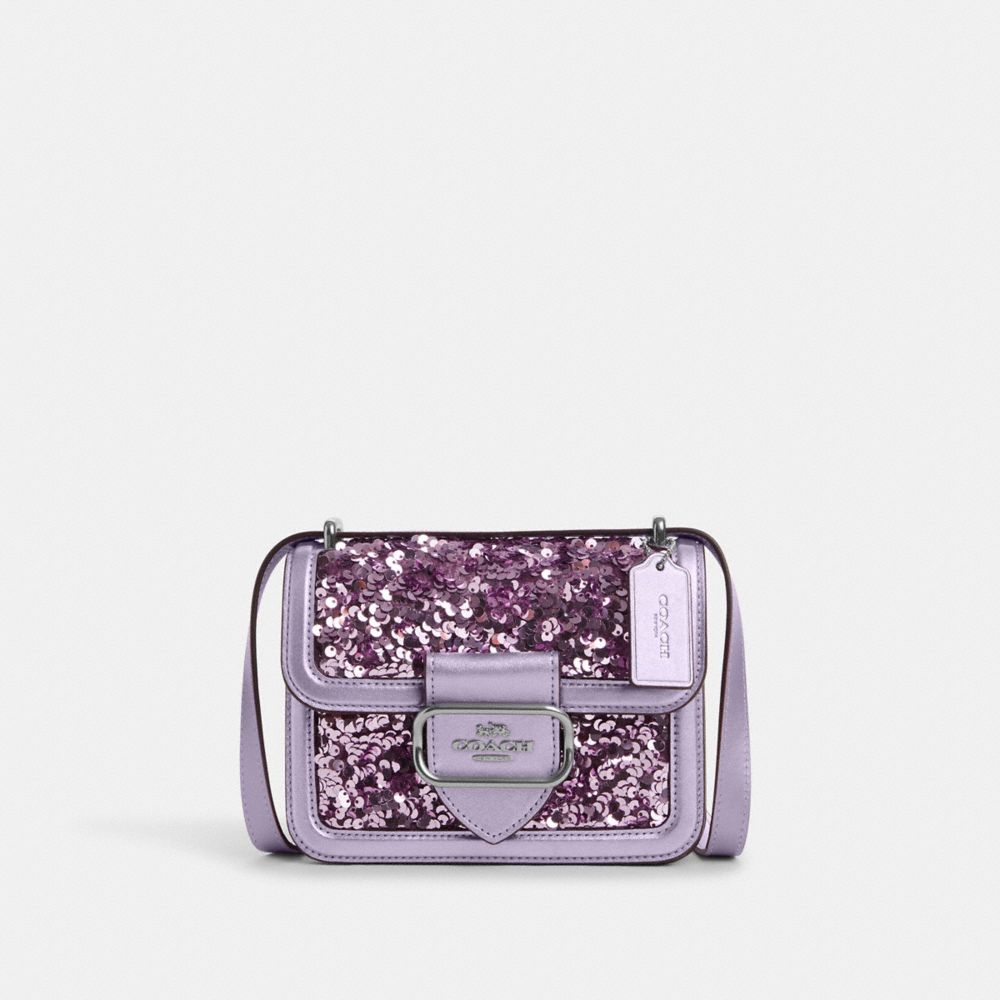 Morgan Square Crossbody - CQ557 - Silver/Lilac