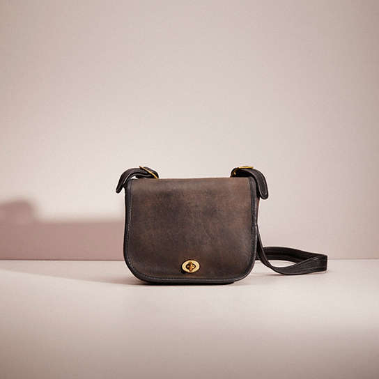 CQ569 - Vintage Classic Legacy Small Flap Bag Black