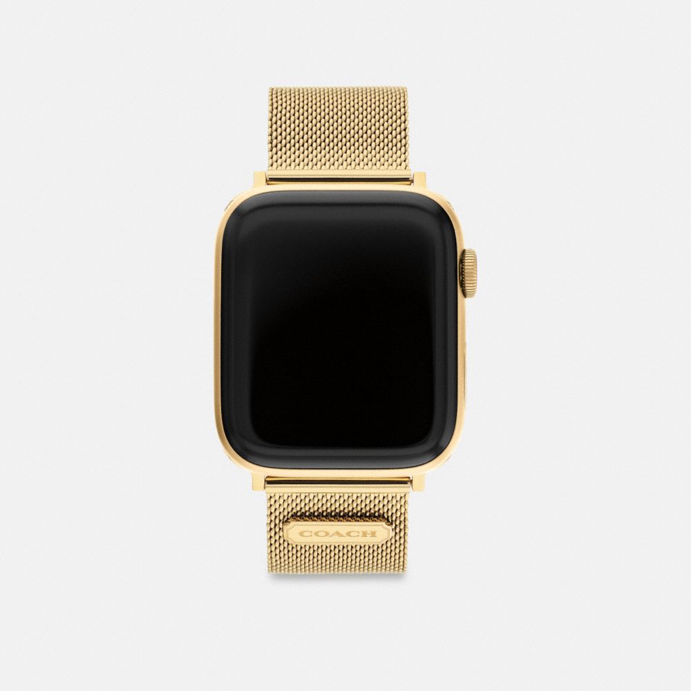 COACH CQ705 Apple Watch® Strap, 42 Mm And 44 Mm Gold