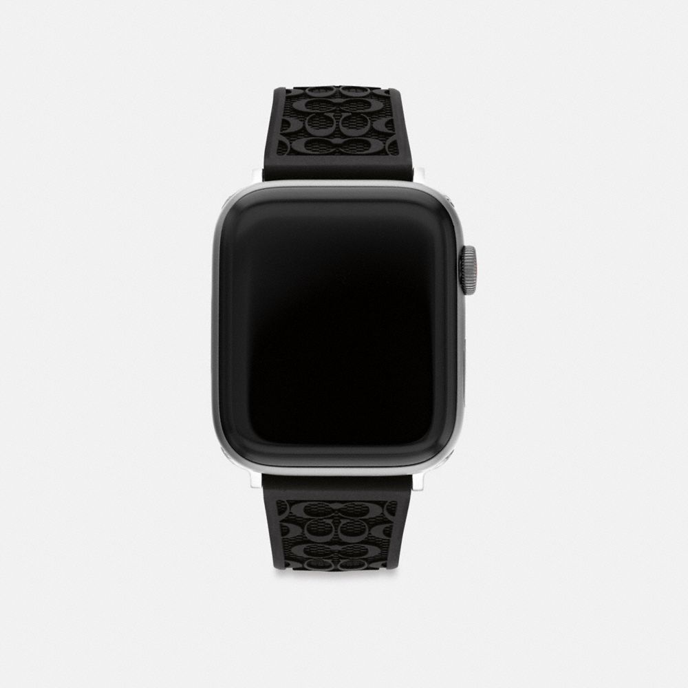 COACH CQ707 Apple Watch® Strap, 42 Mm And 44 Mm Black